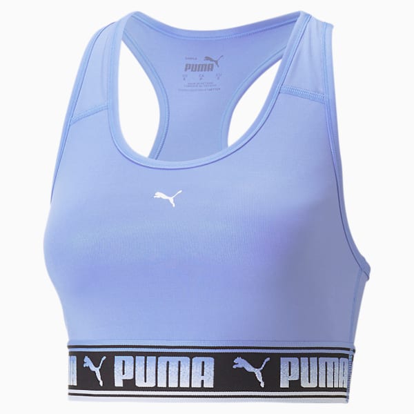 PUMA Strong Mid-Impact Women's Training Bra, Elektro Purple, extralarge-IND