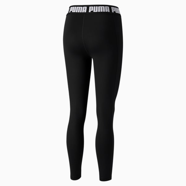 Strong High Waisted Women's Training Leggings, Puma Black, extralarge