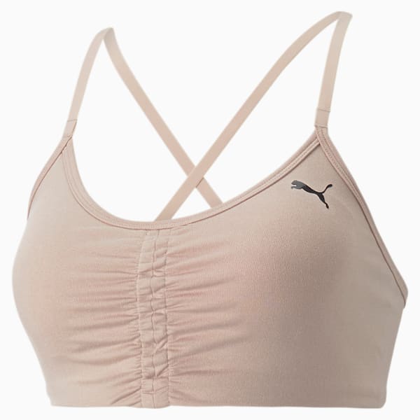 Studio Low Impact Women's Training Bra, Rose Quartz Heather, extralarge-IND