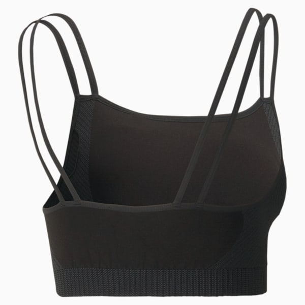 FormKnit Low Impact Women's Training Bra, Puma Black, extralarge-IND