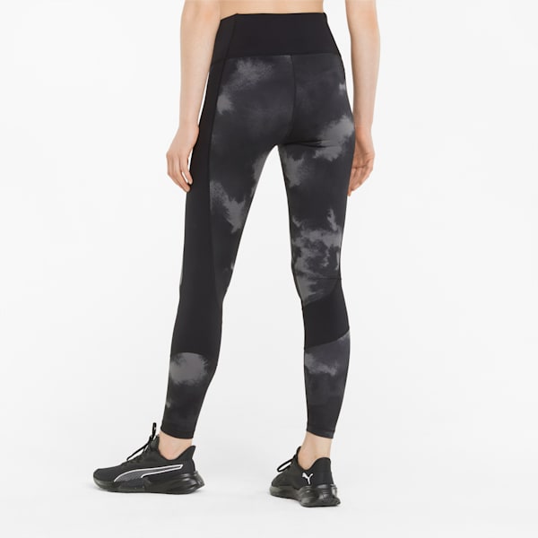 EVERSCULPT Printed High Waist 7/8 Women's Training Leggings, Puma Black-Q1, extralarge-IND