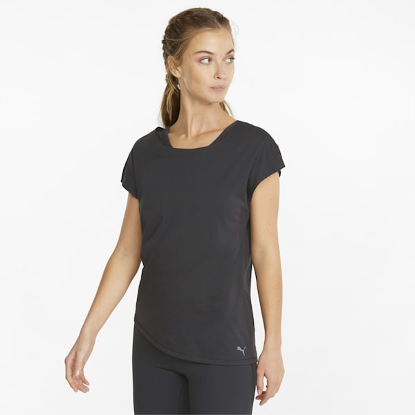 Studio Foundation Women's T-Shirt, Puma Black, extralarge-IDN