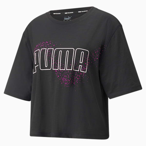 Graphic Recycled Boxy Women's Training  T-shirt, Puma Black, extralarge-IND