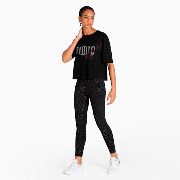 Graphic Recycled Boxy Women's Training  T-shirt, Puma Black