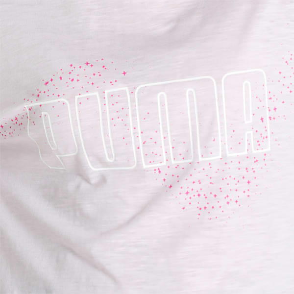 Graphic Recycled Boxy Women's Training  T-shirt, Lavender Fog, extralarge-IND