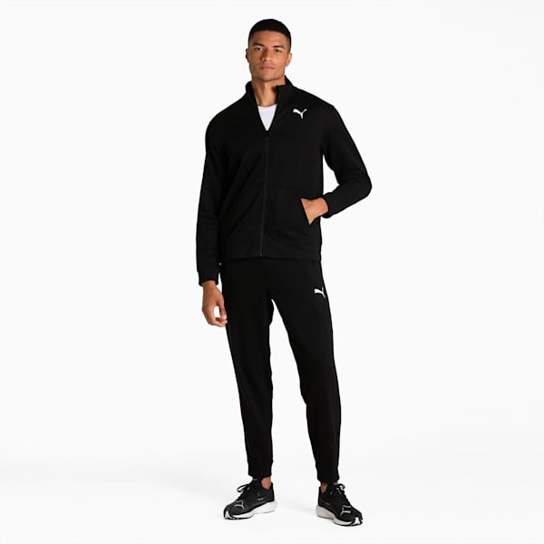 Train Favourite Knitted Men's Training Tracksuit, Puma Black, extralarge-IND