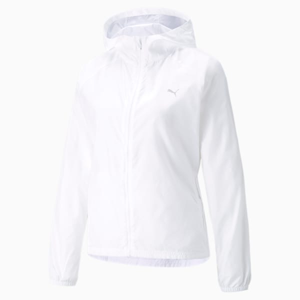 UV Favourite Woven Women's Running Jacket, Puma White, extralarge-IND