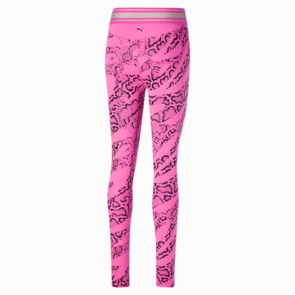 FOREVER Luxe High Waist Women's Training Leggings, Luminous Pink, extralarge