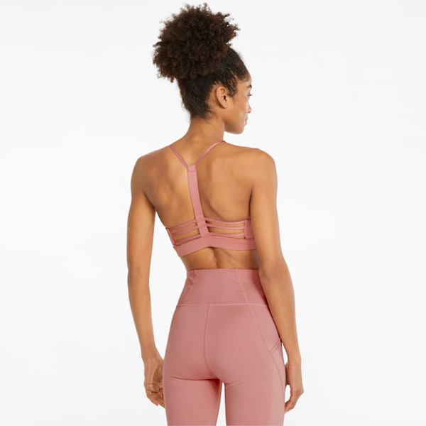 Low-Impact Strappy Women's Training Bra, Rosette, extralarge-IND