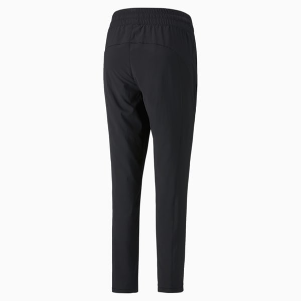Studio Tapered Woven Women's Trackpants, Puma Black, extralarge-AUS