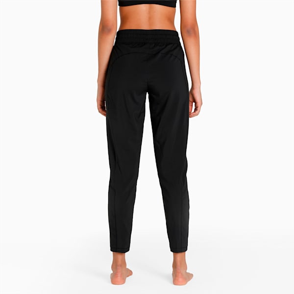 Studio Women's Tapered Woven Training Trackpants, Puma Black, extralarge-IND