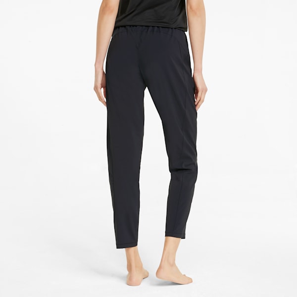 Studio Women's Tapered Woven Training Trackpants, Puma Black, extralarge-IND