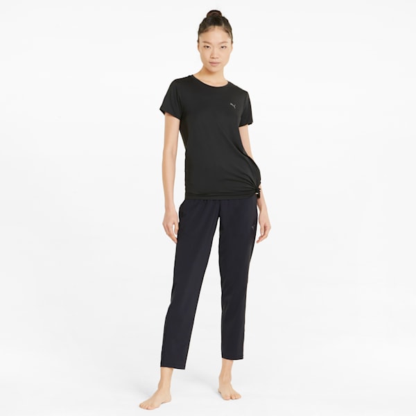 Studio Women's Tapered Woven Training Trackpants, Puma Black, extralarge-IND