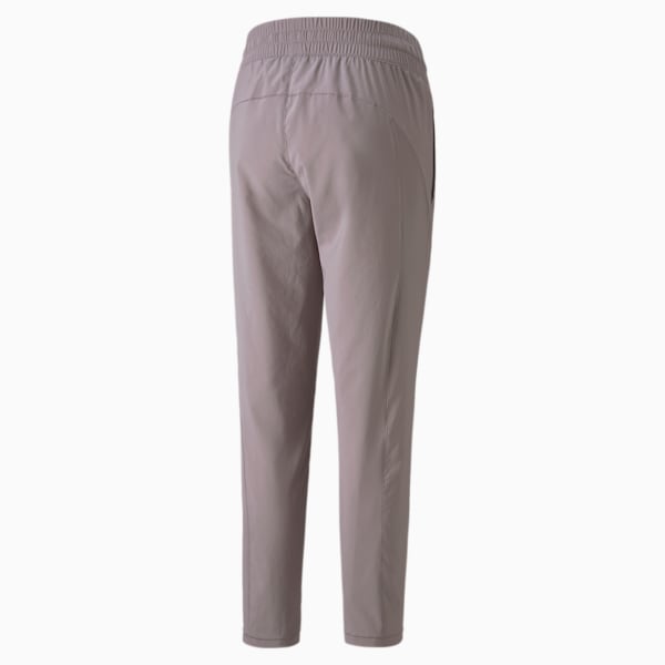 Studio Tapered Woven Women's Trackpants, Quail, extralarge-IND