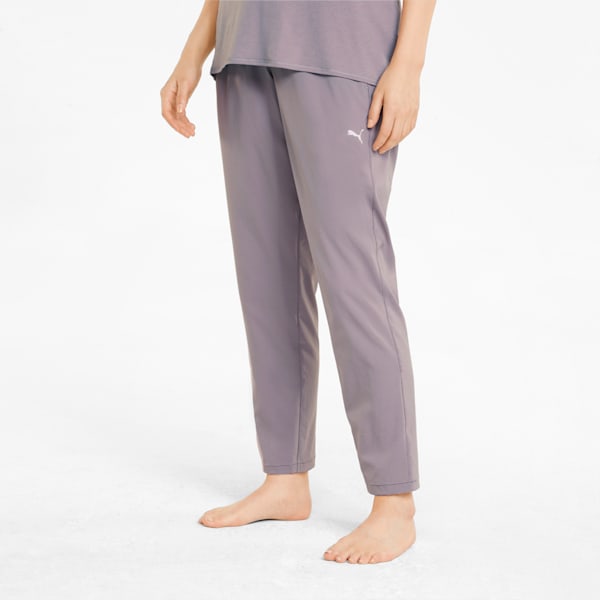 Studio Tapered Woven Women's Trackpants, Quail, extralarge-IND
