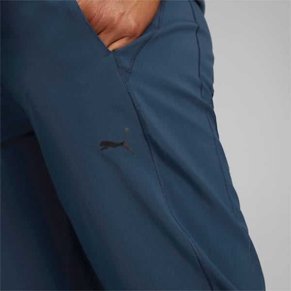 Studio Tapered Woven Women's Trackpants, Marine Blue, extralarge-IND