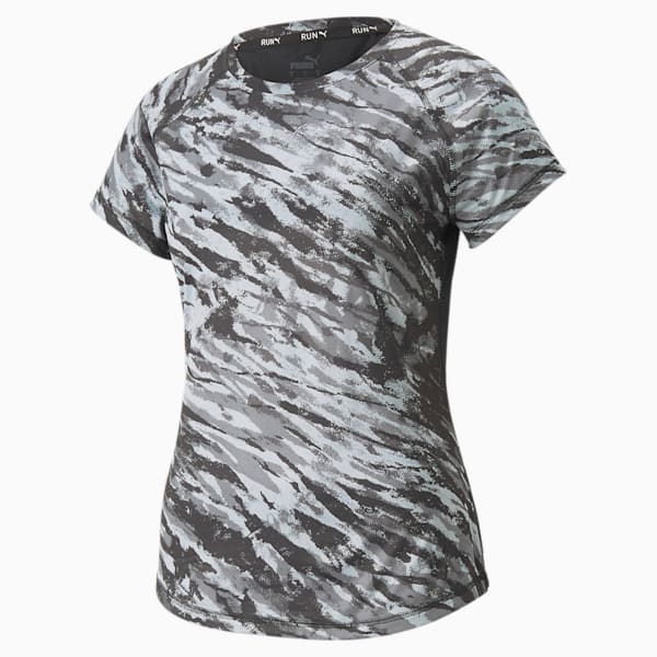 Run 5K Printed Graphic Short Sleeve Women's Running  T-shirt, Puma Black, extralarge-IND