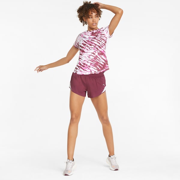 Run 5K Printed Graphic Short Sleeve Women's Running  T-shirt, Lavender Fog, extralarge-IND