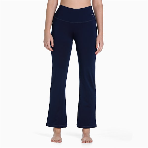 Women's Yoga Training Pants, Peacoat, extralarge-IND