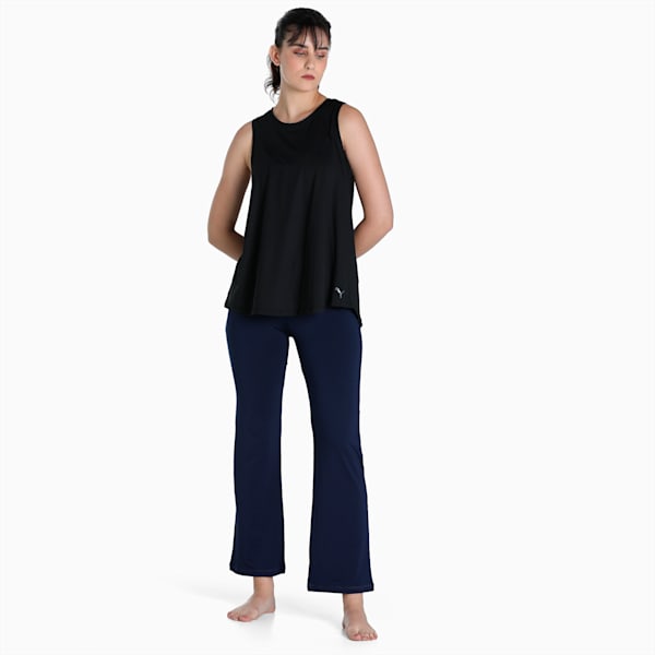 Women's Yoga Training Pants, Peacoat, extralarge-IND