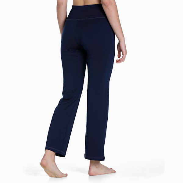 Women's Yoga Training Pants, Peacoat, extralarge-IND