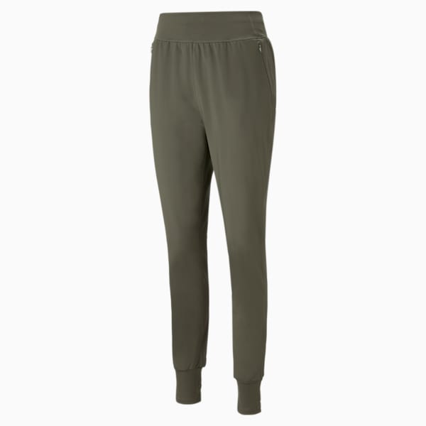 Modest Activewear Women's Training Joggers, Green Moss, extralarge-IND