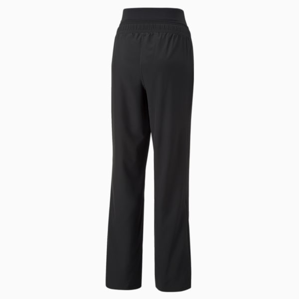 Modest Activewear Wide Leg Training Women's Pants, Puma Black