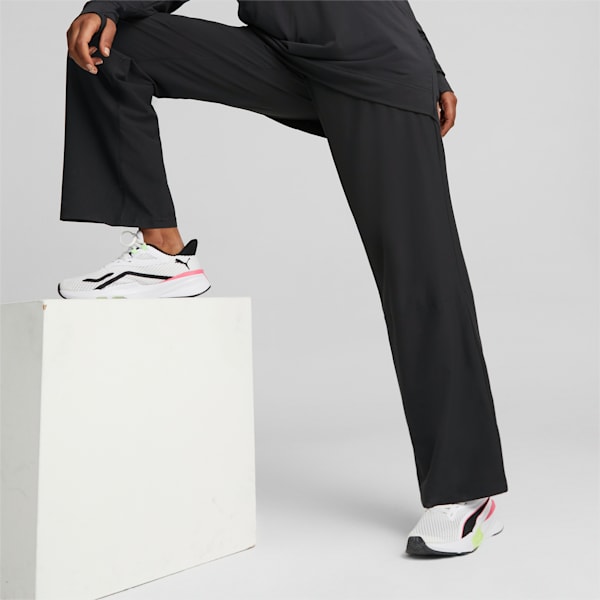 Pantalones de entrenamiento de pierna ancha Modest Activewear para mujer, Puma Black