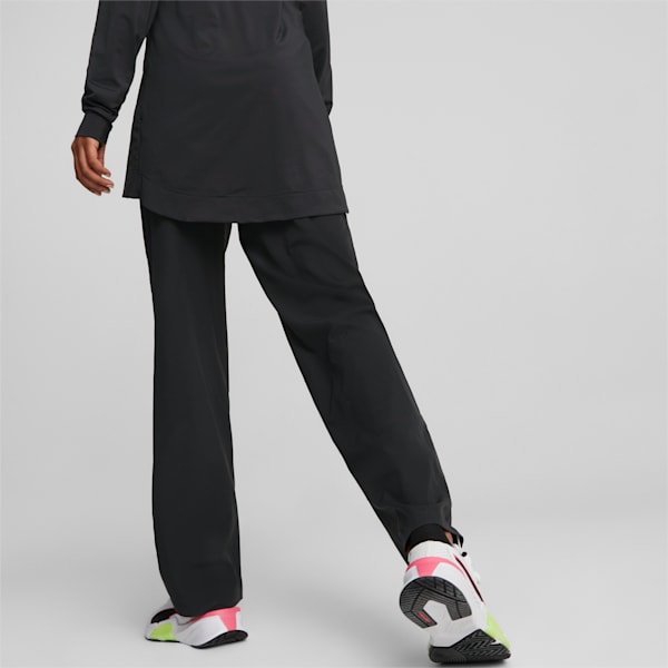 Modest Activewear Wide Leg Training Women's Pants, Puma Black, extralarge-AUS