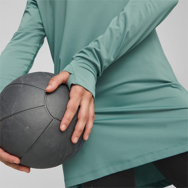 Modest Activewear Women's Training T-Shirt, Adriatic