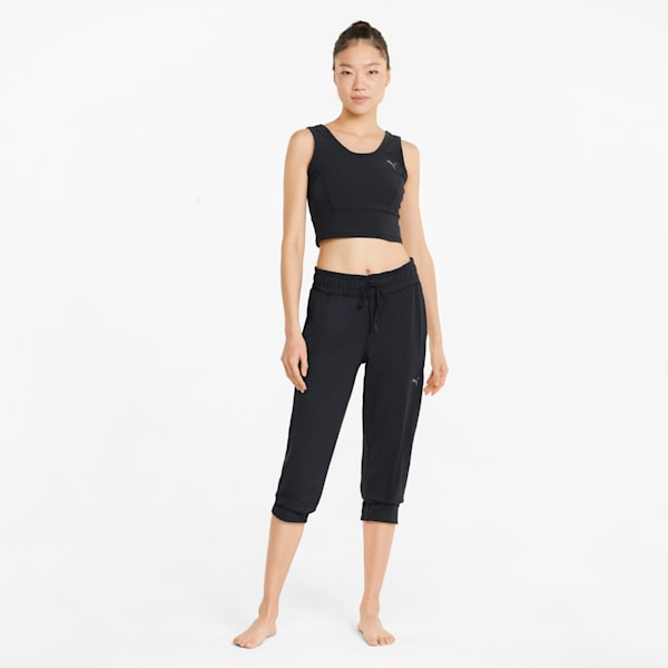 Studio Found Knitted 3/4 Women's Training Pants, Puma Black, extralarge-IND