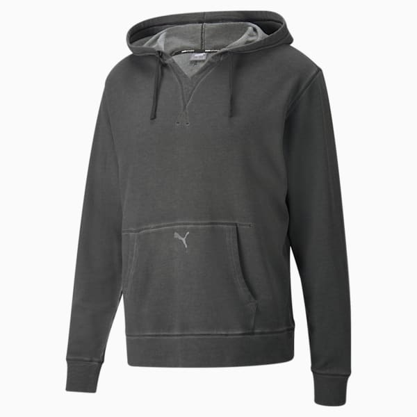 メンズ ヨガ スタジオ  ウォッシュ フーディー, Puma Black, extralarge-JPN