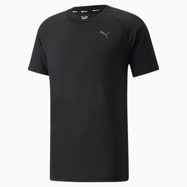 メンズ ヨガ スタジオ  ヨギーニ ライト 半袖 Tシャツ, Puma Black, extralarge-JPN