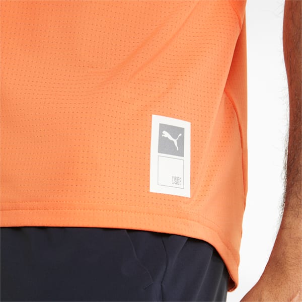 メンズ ランニング FIRSTILE 半袖 Tシャツ, Deep Apricot, extralarge-JPN