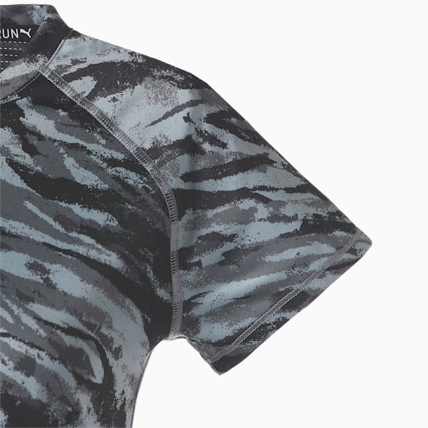 ウィメンズ ランニング 5K グラフィック AOP 半袖 Tシャツ, Puma Black, extralarge-JPN