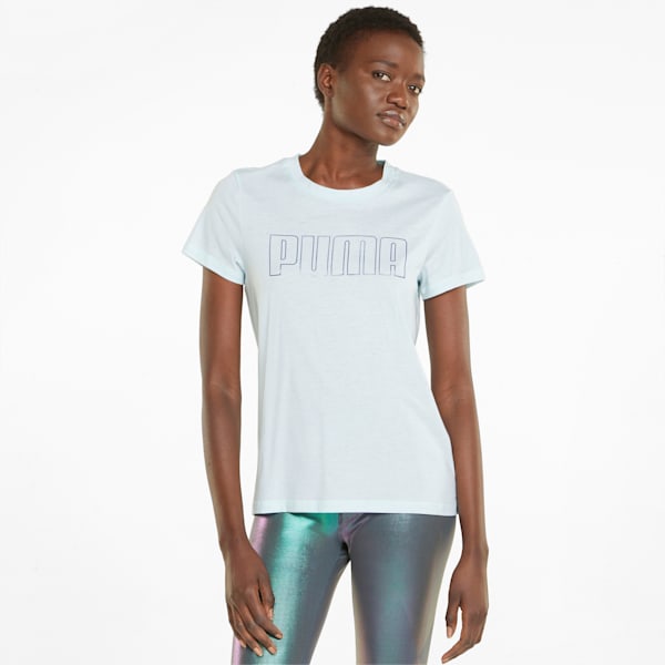 ウィメンズ トレーニング コンセプト 半袖 Tシャツ, Nitro Blue