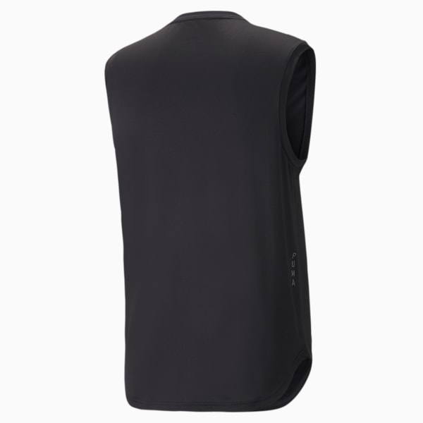 STUDIO MESH Men's Regular Fit TANK, Puma Black, extralarge-IND