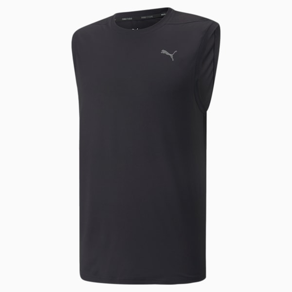 STUDIO MESH Men's Regular Fit TANK, Puma Black, extralarge-IND