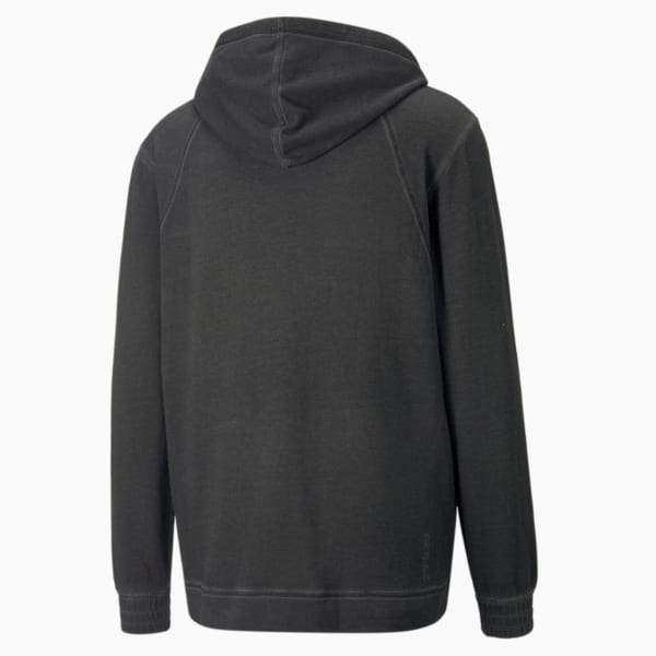 Studio Wash Men's Training Hoodie, Puma Black, extralarge-IND
