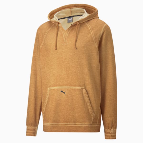 Studio Wash Men's Training Hoodie, Desert Tan, extralarge-IND
