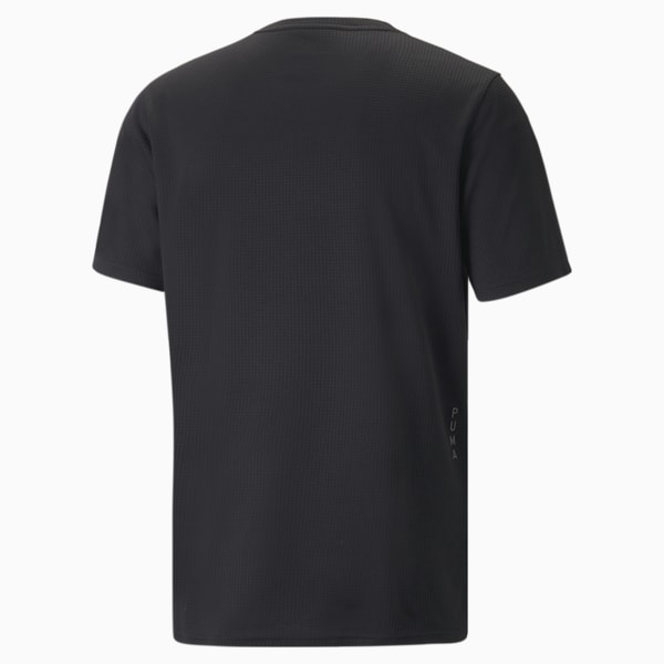 STUDIO Waffle Training Men's Relaxed Fit T-Shirt, Puma Black, extralarge-IND