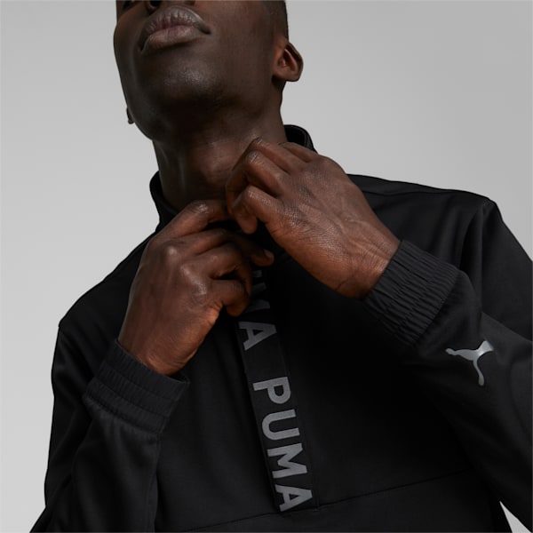 Fit PWRFleece Midlayer Men's Training Pullover, Puma Black