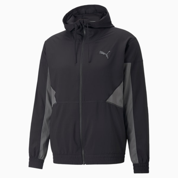 PUMA FIT Woven Men's Jacket, Puma Black, extralarge-IND