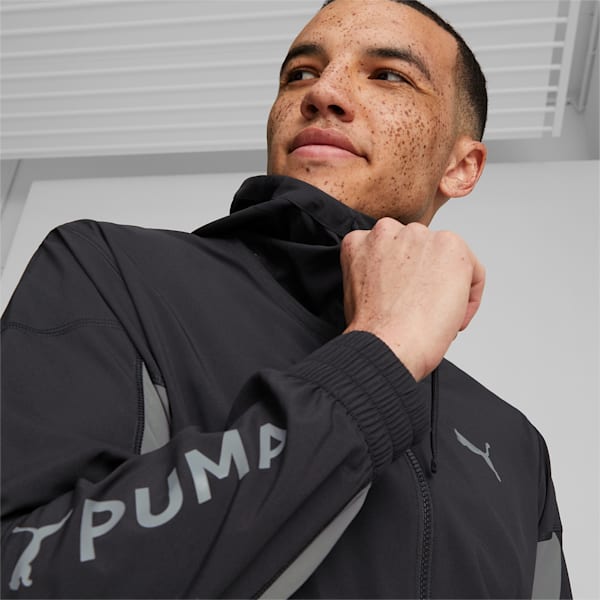PUMA Fit WovenMen's Training Jacket, Puma Black