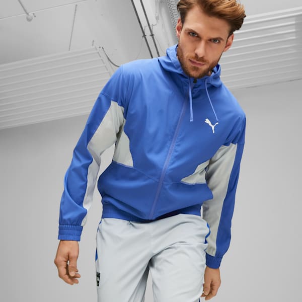 Chamarra de training para hombre Fit, Royal Sapphire, extralarge