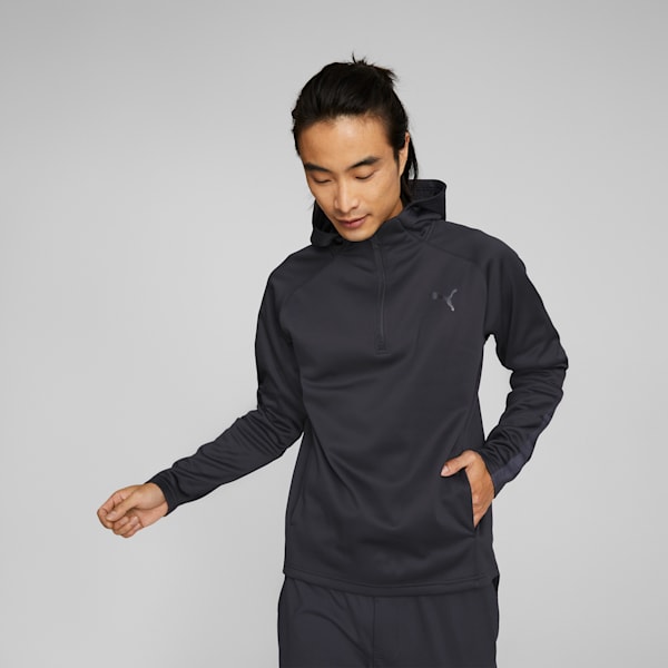Sudadera con gorra para hombre Train Off Season, Puma Black, extralarge
