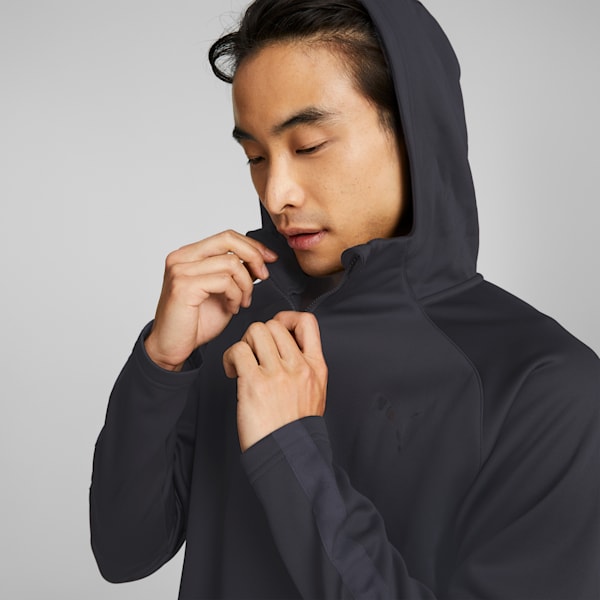Sudadera con gorra para hombre Train Off Season, Puma Black, extralarge