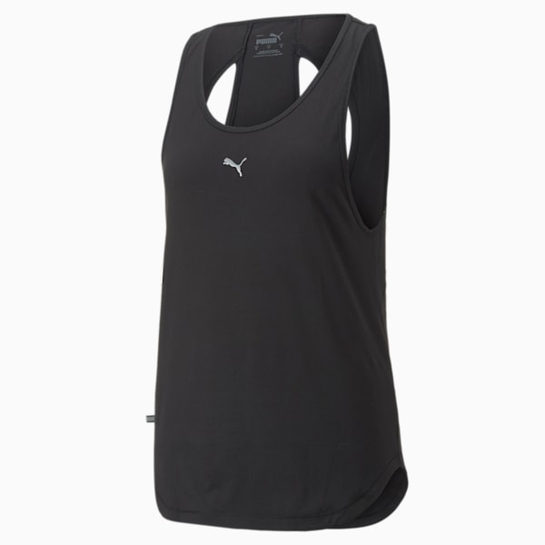 Camiseta sin mangas para correr Run CLOUDSPUN para mujer, Puma Black