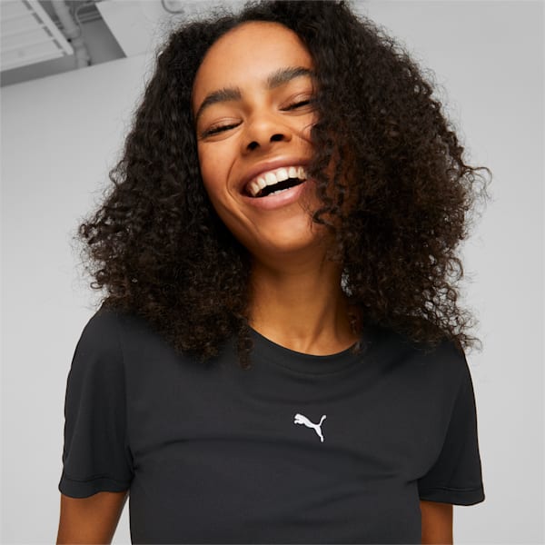 CLOUDSPUN Running Women's T-Shirt, Puma Black