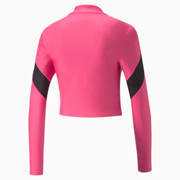 Puma Fit Eversculpt Women's 1/4 Zip Top, Sunset Pink, extralarge-IND
